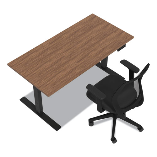 Essentials Electric Sit-Stand Desk, 55.1" x 27.5" x 25.9" to 51.5", Espresso/Black - Image 5
