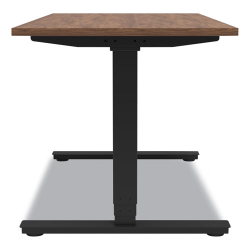 Essentials Electric Sit-Stand Desk, 55.1" x 27.5" x 25.9" to 51.5", Espresso/Black - Image 6