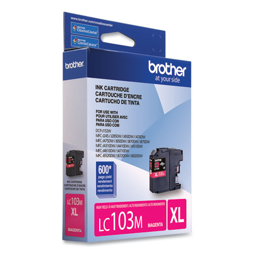 LC103M Innobella High-Yield Ink, 600 Page-Yield, Magenta - Image 2