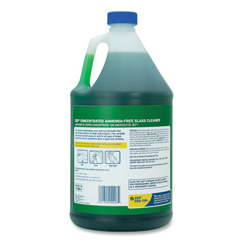 Ammonia-Free Glass Cleaner, Pleasant Scent, 1 gal Bottle, 4/Carton - Image 3