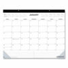 Desk Pad Calendar, 22 x 17, White Sheets, Black Binding, Clear Corners, 12-Month (Jan to Dec): 2026