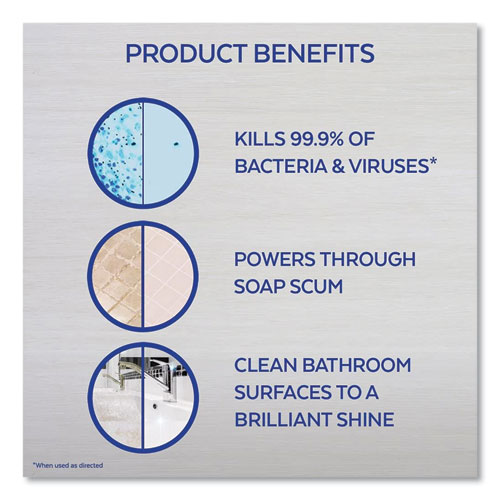 Disinfectant Power Bathroom Foamer, Liquid, Atlantic Fresh, 32 oz Spray Bottle - Image 5