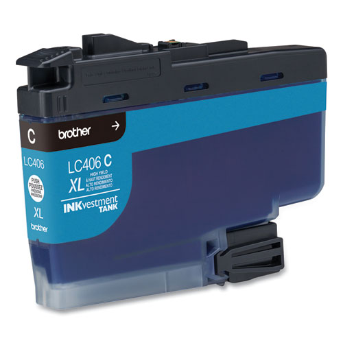 LC406XLCS INKvestment High-Yield Ink, 5,000 Page-Yield, Cyan - Image 5