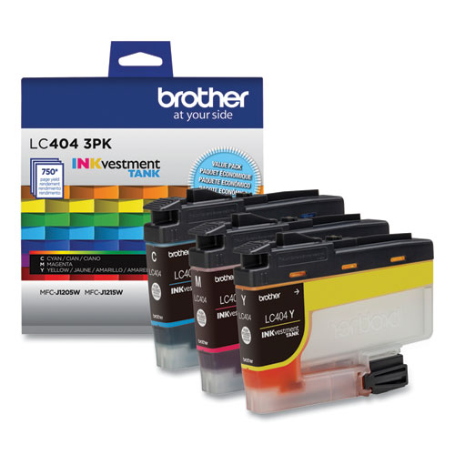 LC4043PK INKvestment Ink, 750 Page-Yield, Cyan/Magenta/Yellow, 3/Pack - Image 4