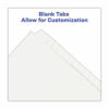 Blank Tab Legal Exhibit Index Divider Set, 25-Tab, 11 x 8.5, White, 1 Set - Image 2