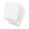 Blank Tab Legal Exhibit Index Divider Set, 25-Tab, 11 x 8.5, White, 1 Set - Image 4
