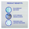 Clean and Fresh Multi-Surface Disinfectant Cleaner, Lavender and Orchid Essence, 144 oz Bottle, 4/Carton - Image 5