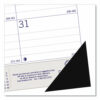 DuraGlobe Academic Desk Pad Calendar, 22 x 17, White/Blue/Gray Sheets, Black Headband, 13-Month: July 2025 to July 2026 - Image 2