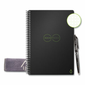 Core Smart Notebook, Dotted Rule (4 sq/in), Black Cover, (18) 8.8 x 6 Sheets
