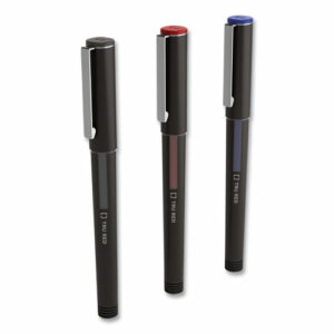 Rollerball Pen, Stick, Fine 0.5 mm, Assorted Ink and Barrel Colors, 3/Pack