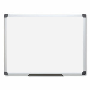 Value Lacquered Steel Magnetic Dry Erase Board, 96" x 48", White Surface, Satin Aluminum Frame