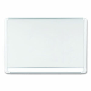 Gold Ultra Magnetic Dry Erase Boards, 48" x 36", White Surface, White/Natural Aluminum Frame