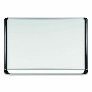 Pure Platinum Dry Erase Board, 96" x 48", White Surface, Silver/Black Aluminum Frame