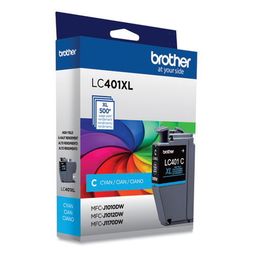 LC401XLCS High-Yield Ink, 500 Page-Yield, Cyan - Image 3