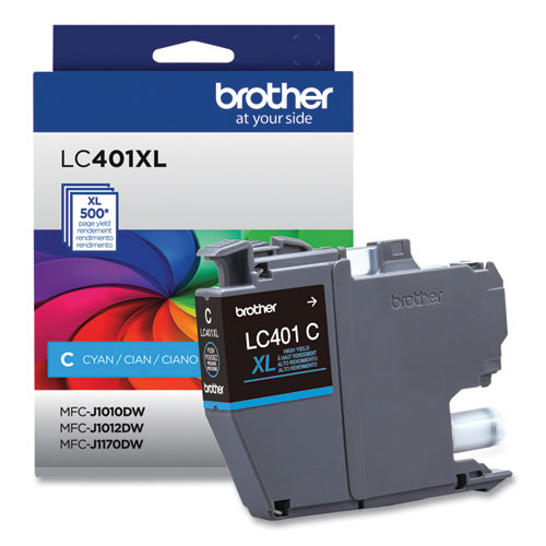 LC401XLCS High-Yield Ink, 500 Page-Yield, Cyan - Image 4