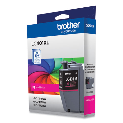 LC401XLMS High-Yield Ink, 500 Page-Yield, Magenta - Image 2