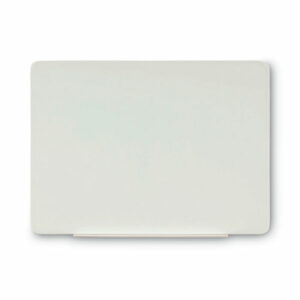 Magnetic Glass Dry Erase Board, 48" x 36", Opaque White Surface