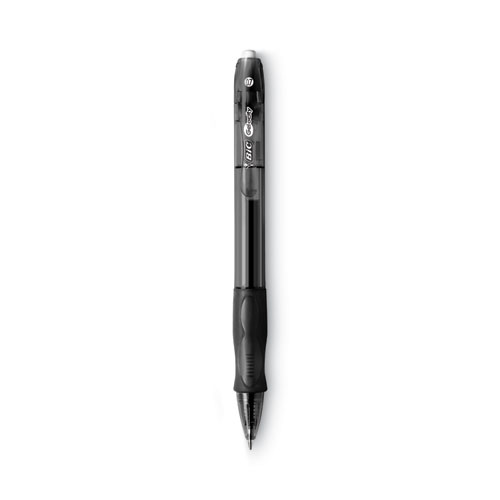 Gel-ocity Gel Pen Value Pack, Retractable, Medium 0.7 mm, Black Ink, Clear/Black Barrel, 24/Pack - Image 2