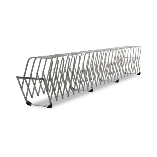 Flexifile Expandable Collator to Organizer, 24 Sections, Letter to Legal Size Files, 6.5" x 10.25" x 10.5", Silver