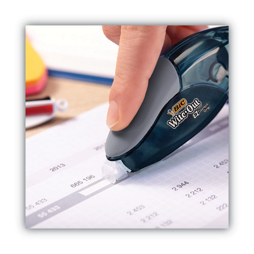 Wite-Out EZ Correct Grip Correction Tape, NonRefill, Smoke Applicator, 0.17" x 402", 2/Pack - Image 3