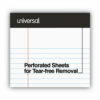 Premium Ruled Writing Pads with Heavy-Duty Back, Narrow Rule, Black Headband, 50 White 5 x 8 Sheets, 6/Pack - Image 4