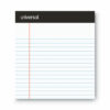 Premium Ruled Writing Pads with Heavy-Duty Back, Narrow Rule, Black Headband, 50 White 5 x 8 Sheets, 6/Pack - Image 5