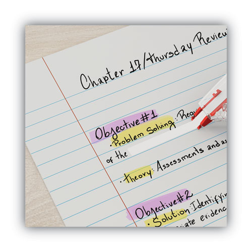 Side-Application Correction Tape, Transparent Red Applicator, 0.2" x 393", 6/Pack - Image 7