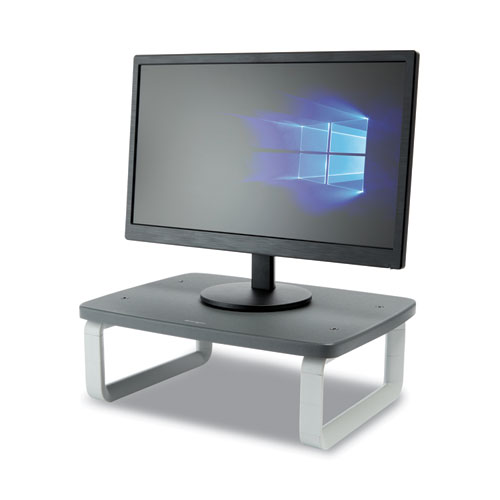 Monitor Stand with SmartFit, For 24" Monitors, 15.5" x 12" x 3" to 6", Black/Gray, Supports 80 lbs - Image 5
