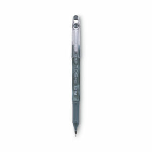 Precise P-500 Gel Pen, Stick, Extra-Fine 0.5 mm, Black Ink, Black Barrel, Dozen