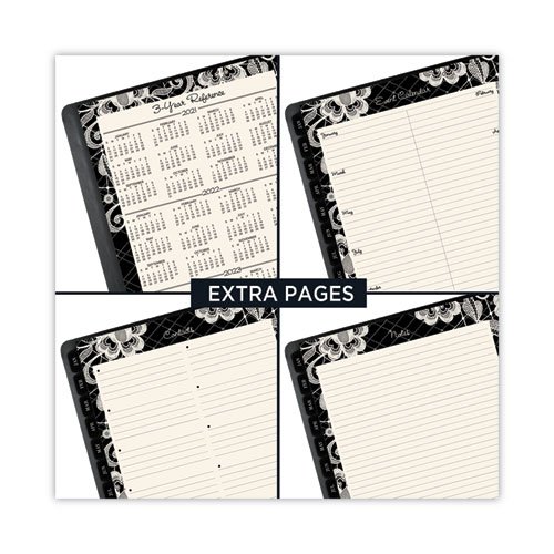 Lacey Weekly Block Format Professional Appointment Book, Lacey Artwork, 11 x 8.5, Black/White, 13-Month: Jan 2026 to Jan 2027 - Image 5