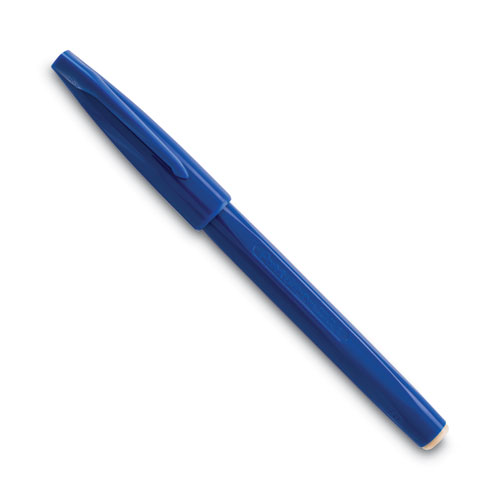 Sign Pen Fine Point Color Marker, Extra-Fine Bullet Tip, Blue, Dozen - Image 5