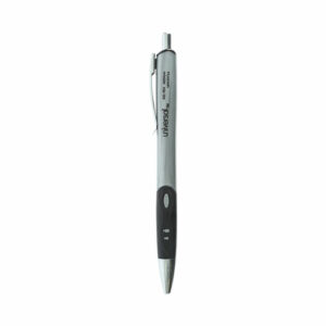 Comfort Grip Gel Pen, Retractable, Medium 0.7 mm, Black Ink, Gray/Black/Silver Barrel, 36/Pack