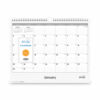 Enterprise Wall Calendar, Geometric Artwork, 15 x 12, White/Gray Sheets, 12-Month (Jan to Dec): 2025 - Image 2