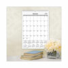 Enterprise Wall Calendar, Geometric Artwork, 12 x 17, White/Gray Sheets, 12-Month (Jan to Dec): 2025 - Image 3