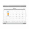 Enterprise Desk Pad, Geometric Artwork, 22 x 17, White/Gray Sheets, Black Binding, Clear Corners, 12-Month (Jan to Dec): 2025 - Image 2
