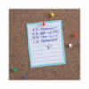 Tech Cork Board, 35.43" x 23.62", Brown Surface, Black Plastic Frame - Image 4