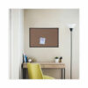 Tech Cork Board, 35.43" x 23.62", Brown Surface, Black Plastic Frame - Image 6