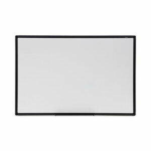 Design Series Deluxe Dry Erase Board, 36" x 24", White Surface, Black Anodized Aluminum Frame