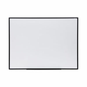 Design Series Deluxe Dry Erase Board, 48" x 36", White Surface, Black Anodized Aluminum Frame