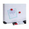 Magnetic Steel Dry Erase Marker Board, 36" x 24", White Surface, Satin Aluminum Frame - Image 5