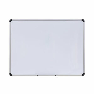 Magnetic Steel Dry Erase Marker Board, 48" x 36", White Surface, Satin Aluminum Frame