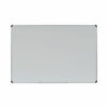Magnetic Steel Dry Erase Marker Board, 72" x 48", White Surface, Satin Aluminum Frame