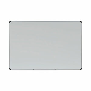 Magnetic Steel Dry Erase Marker Board, 72" x 48", White Surface, Satin Aluminum Frame
