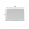 Magnetic Steel Dry Erase Marker Board, 72" x 48", White Surface, Satin Aluminum Frame - Image 3