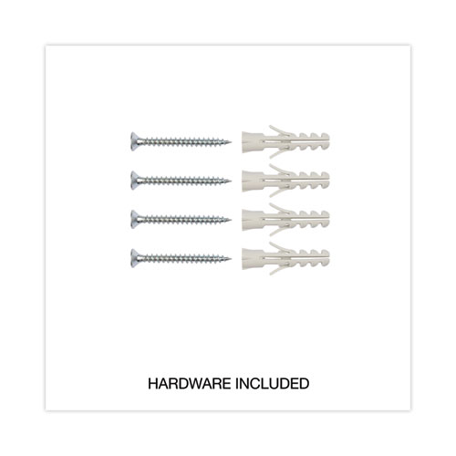 Deluxe Porcelain Magnetic Dry Erase Board, 36" x 24", White Surface, Silver/Black Aluminum Frame - Image 8