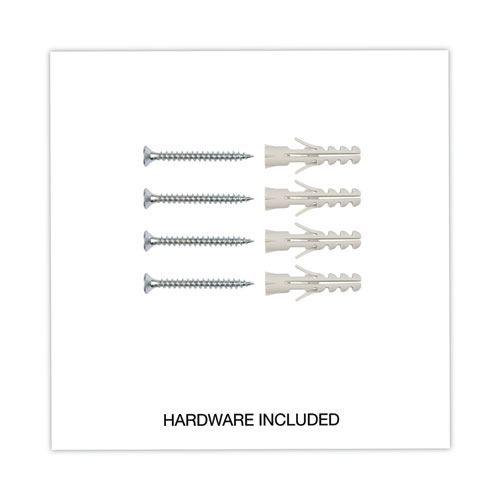 Deluxe Porcelain Magnetic Dry Erase Board, 48" x 36", White Surface, Silver/Black Aluminum Frame - Image 9