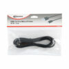 USB to Micro USB Cable, 10 ft, Black - Image 3