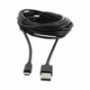 USB to Micro USB Cable, 10 ft, Black - Image 2