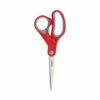 Multi-Purpose Scissors, 8" Long, 3.38" Cut Length, Straight Gray/Red Handle - Image 3