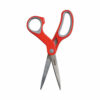 Multi-Purpose Scissors, 8" Long, 3.38" Cut Length, Straight Gray/Red Handle - Image 4